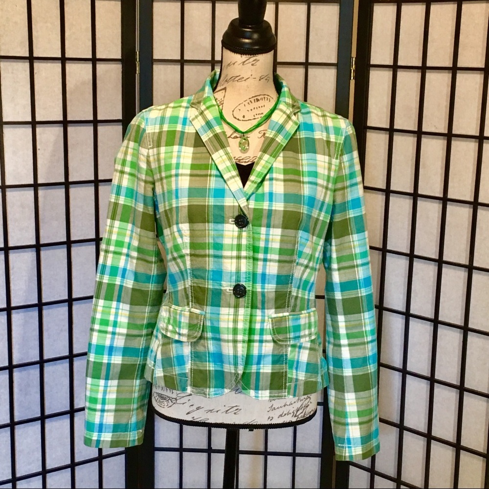 Vintage GAP Plaid Blazer